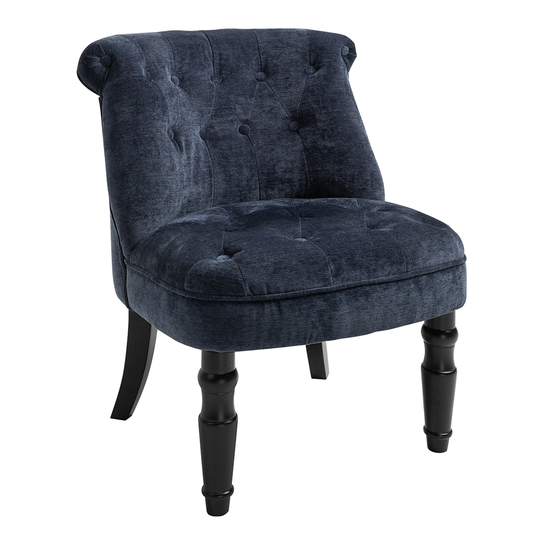 Homy Casa Mid-century Modern Armless Accent Chair