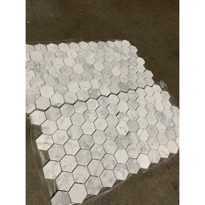 2" x 2" Marble Honeycomb Wall & Floor Tile