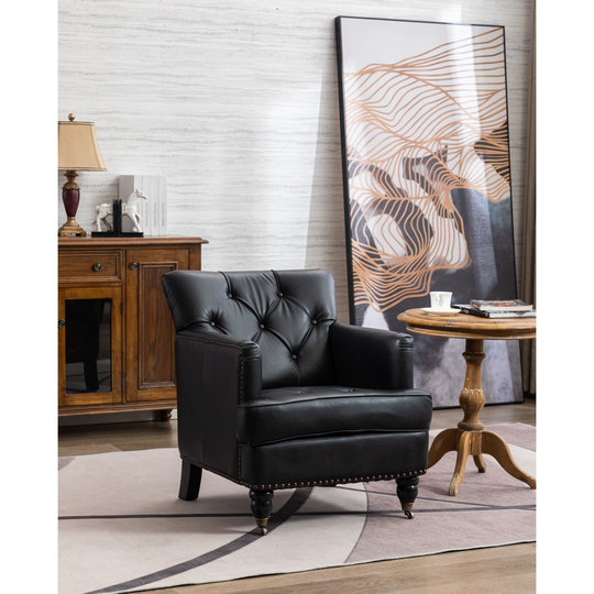 Living Room Leisure Upholstered Fabric Club Chair Accent Chair Armchairs
