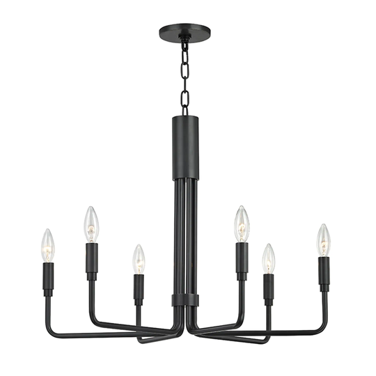 Mitzi by Hudson Valley Brigitte 6-light Old Bronze Pendant
