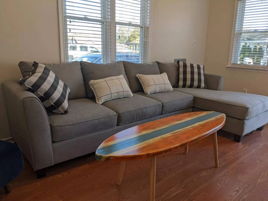 Custom 5 Foot Surfboard Coffee Table Made To Order