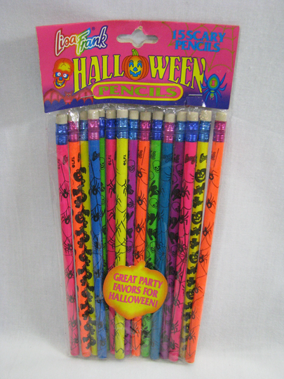 Vintage Lisa Frank Halloween Pencils 15 Scary Party Favors