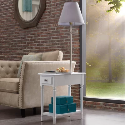 Yonker Chairside End Table with Storage