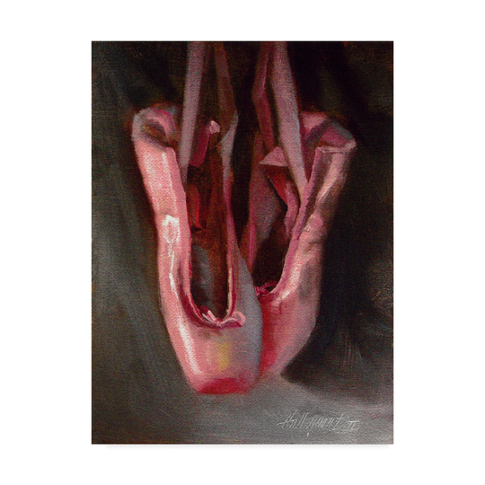 Hall Groat Ii 'Ballet Slippers 2' Canvas Art - Multi-color