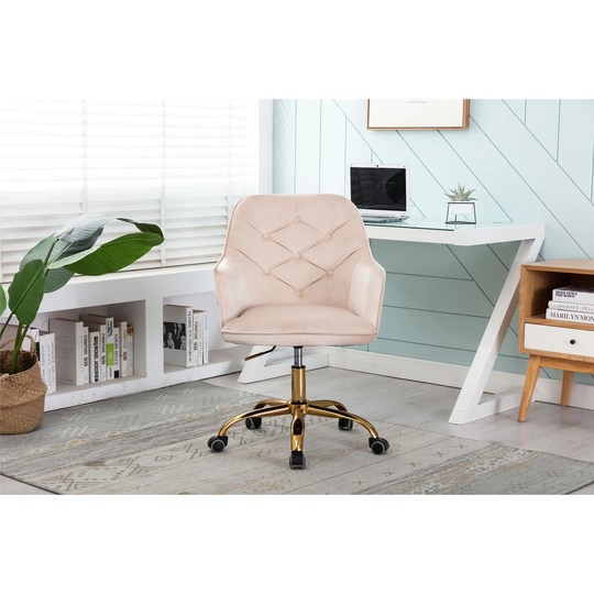 Velvet Swivel Shell Chair for Living Room ,Office chair