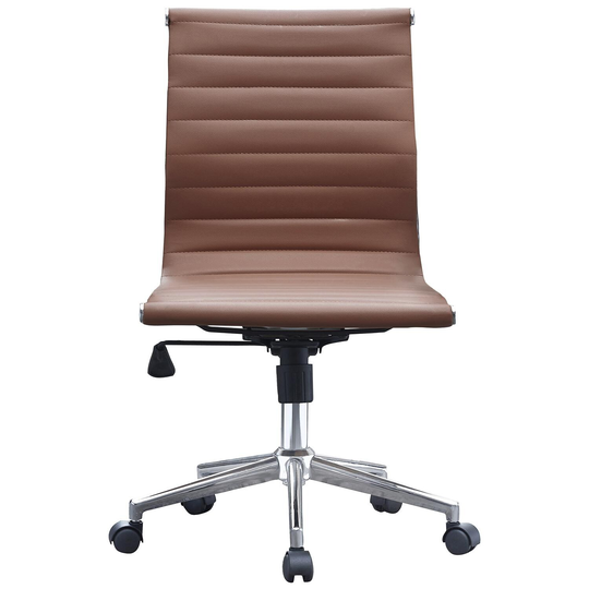Modern Mid Back Ribbed Office Chair