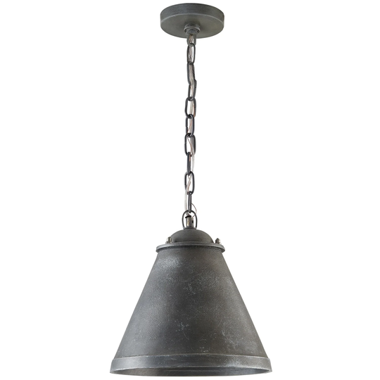 1-light Antique Grey Pendant