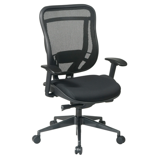 Big and Tall Executive Office Chair with Breathable Mesh Back and Mesh Back