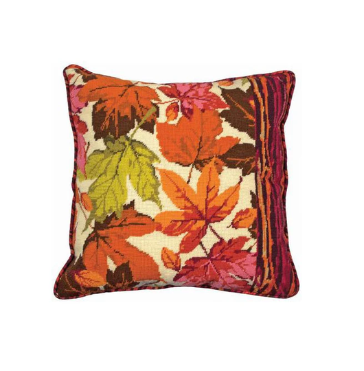 New Anchor Needlepoint Tapestry Kit - Fall Leaves By Martha Negley