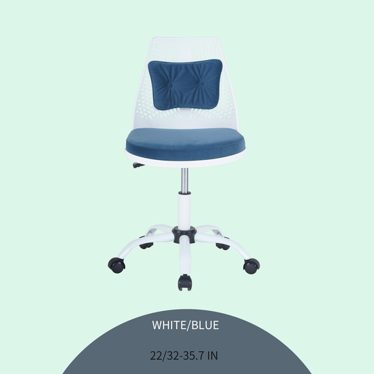Fabric Office Chairs with Solid Ring Foot Rest