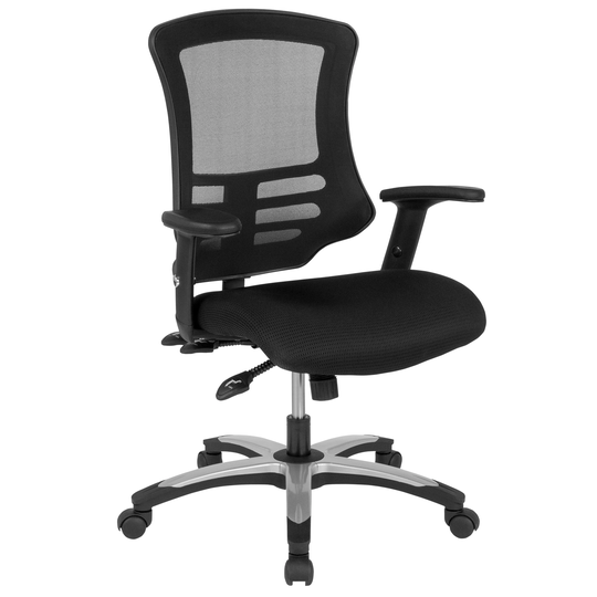 High Back Mesh Multifunction Ergonomic Swivel Chair with Adjustable Arms