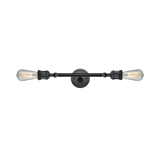 Innovations Lighting Bare Bulb 2 Light 27" Wide Bathroom Vanity Light