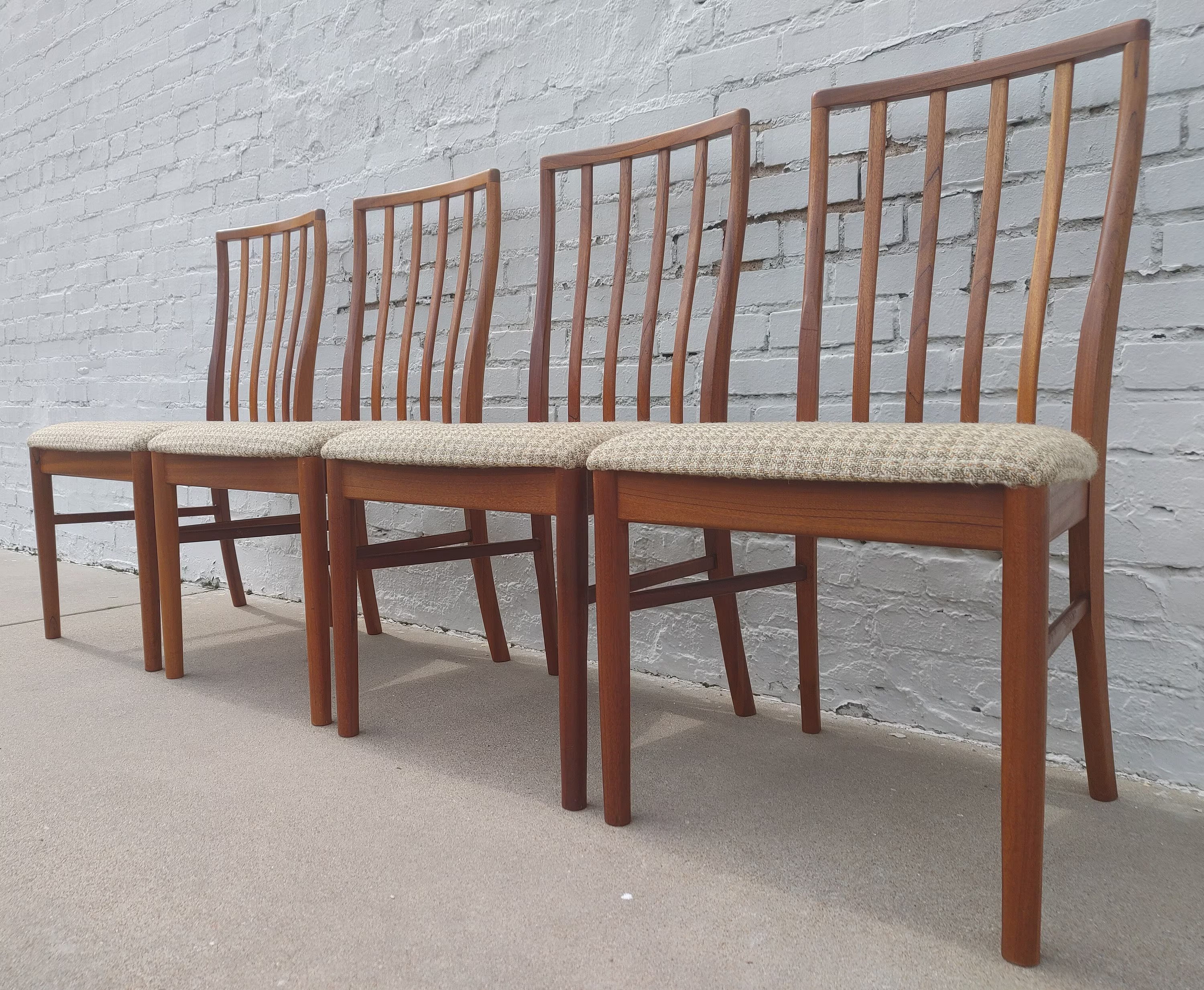 Mid Century Modern Mcintosh Teak Dining Chairs