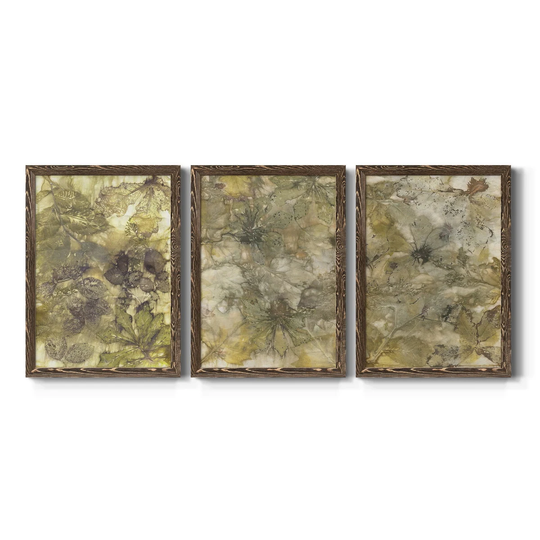 Eco Print I-Premium Framed Canvas - Ready to Hang - Multi-Color