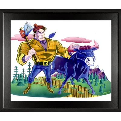 Cluff Paul and Babe with Stiletto Framed Art