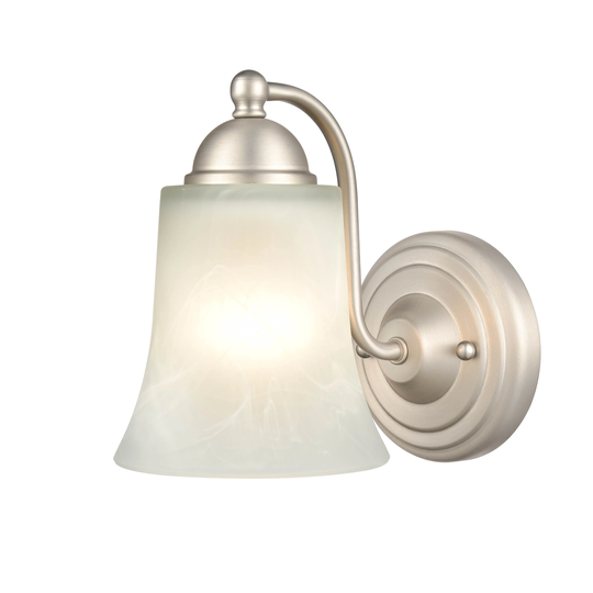Millennium Lighting 1 Light Metal Wall Sconce with Faux Alabaster Glass Shades - N/A