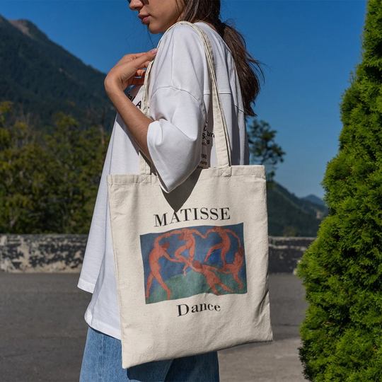 Matisse Colorful Dance Tote Bag -Aesthetic Tote Bag, Artsy Bag, Art Bag, Aesthetic Tote, Matisse Bag, Matisse Art