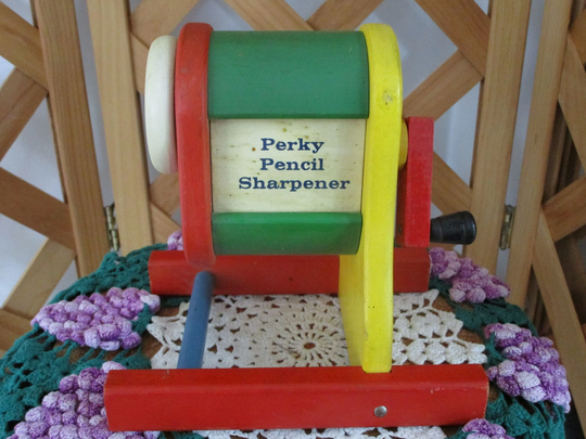 Doepke Perky Pencil Sharpener Wood Toy