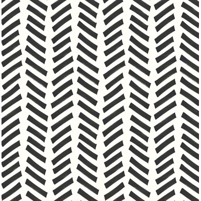 Gioanni Mod Chevron 18' L x 20.5" W Peel and Stick Wallpaper Roll