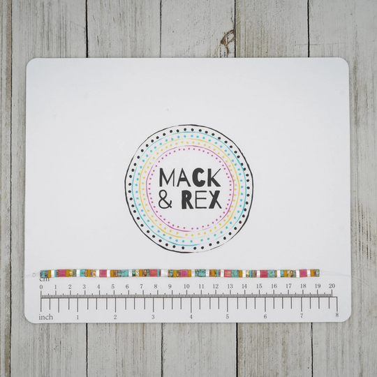 Wipeable Bead Mat With Built in Measuring | Diy Jewelry Mat Tape