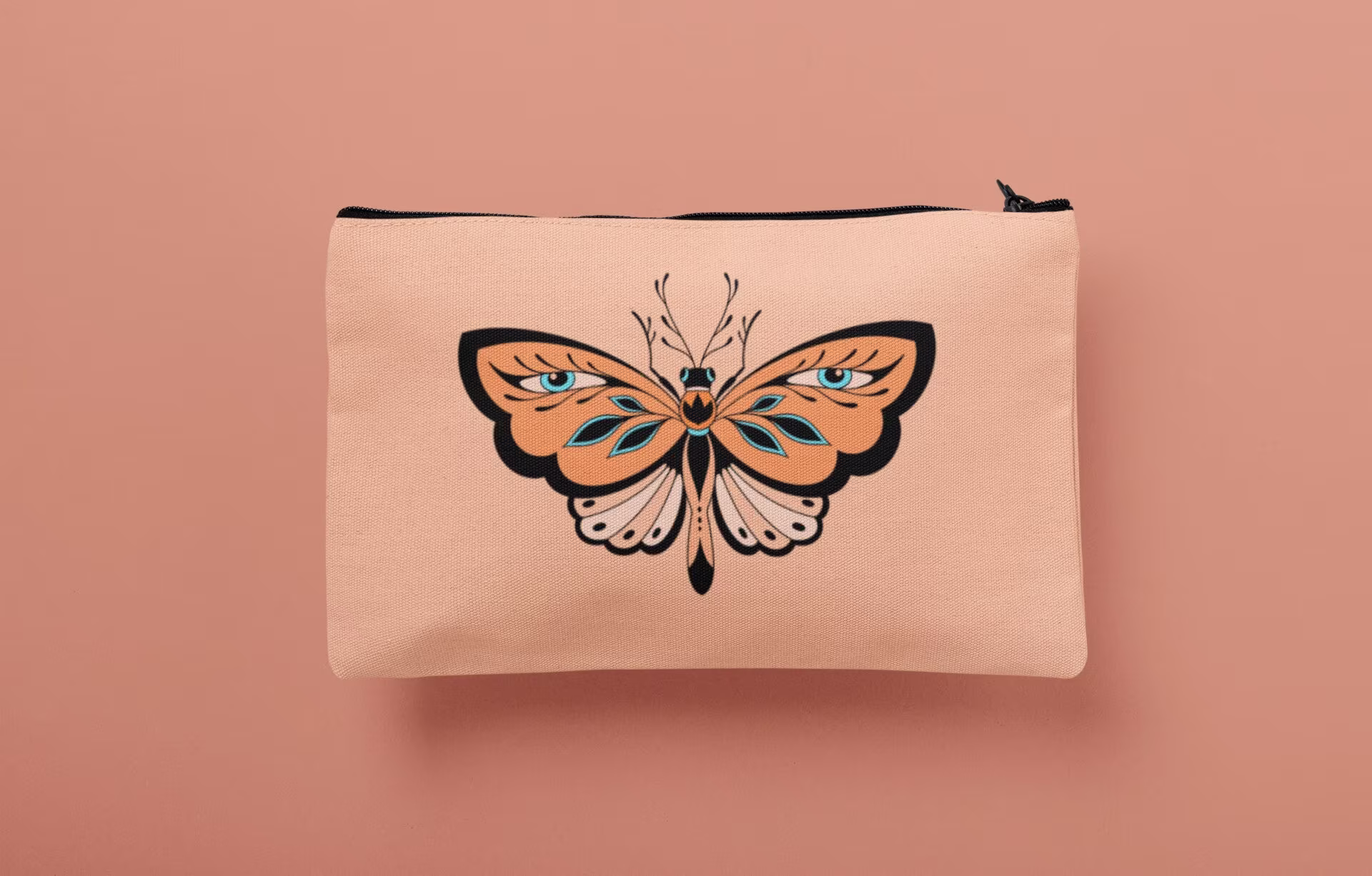 Insect Zipper Pouch, Bugs, Pencil Case, Accessory Wb64/65