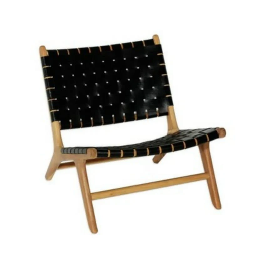 Kamara Arm Chair; Stool Wood & Braided Leather Chair - Black 30%off, Bench Moroccan Wood Chair, Bench Moroccan, Chair Traditional