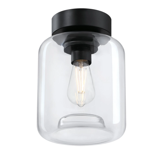 Westinghouse Lighting Judd 8 Inch, One Light Semi-Flush Mount Ceiling Fixture - 8-Inch