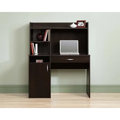 Minburn Modern Collection Computer Desk with Hutch