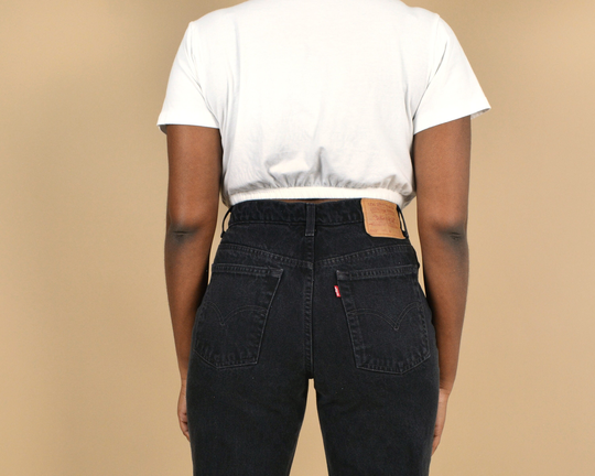 Levi's 512 Size 29 Slim Fit Straight Leg Black Jeans