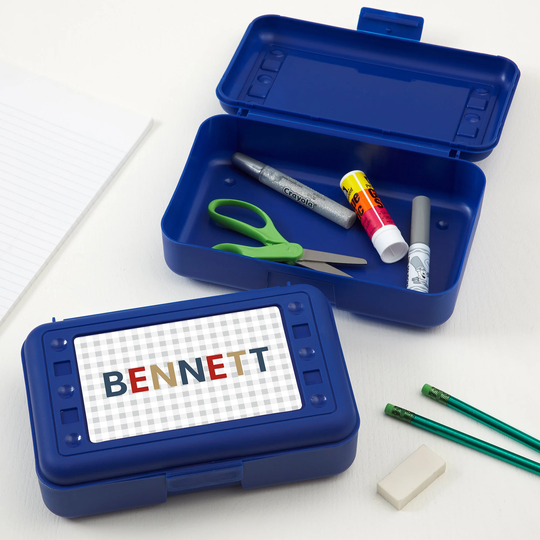 Mix & Match Personalized Pencil Box, Case, Back To School Gifts, Supplies, Gifts For Kids