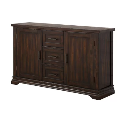 Silvio 58" Wide 3 Drawer Sideboard