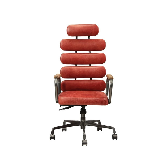 Top Grain Leather Office Chair with 5-Star Base