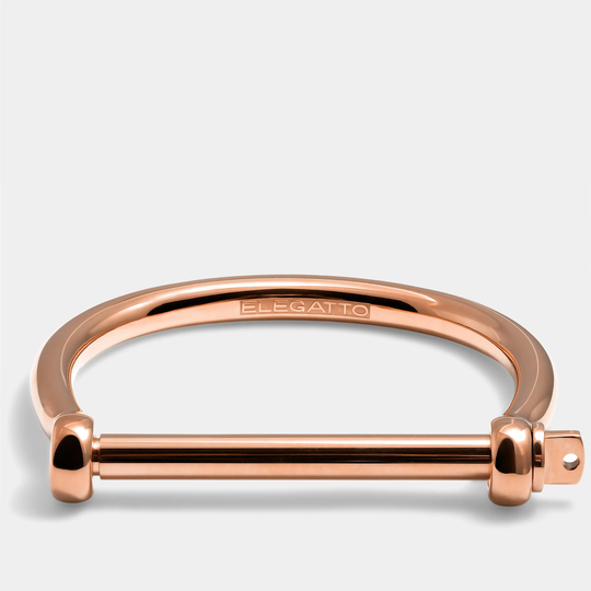 Rose Gold Bracelet Men, Bangle For Mens Bracelet, Husband Anniversary Gift Him, Bangle, Boyfriend