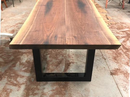 Metal Dining Table Legs. Farmhouse Kitchen Heavy Duty Modern Desk Rectangle U Shape Handmade Furniture Legs