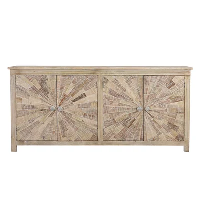 Balanchine 78'' Wide Solid Wood Sideboard