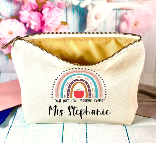 Teacher Gift, Appreciation Gift For Teacher, End Of The Year Pencil Pouch, Graduation Christmas For