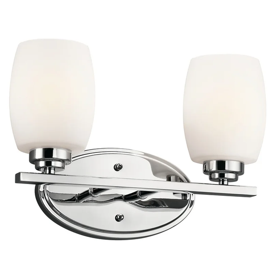 Kichler Lighting Eileen Collection 2-light Chrome LED Bath/Vanity Light