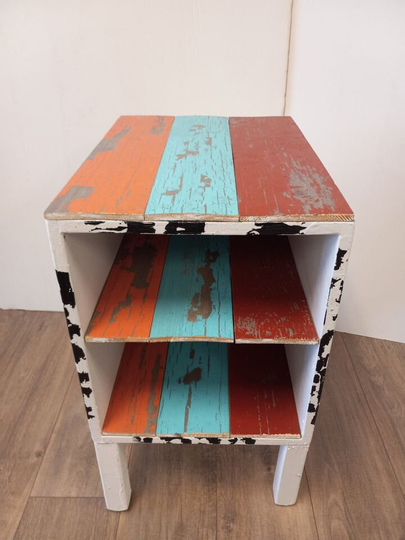 Rustic Side Table #7