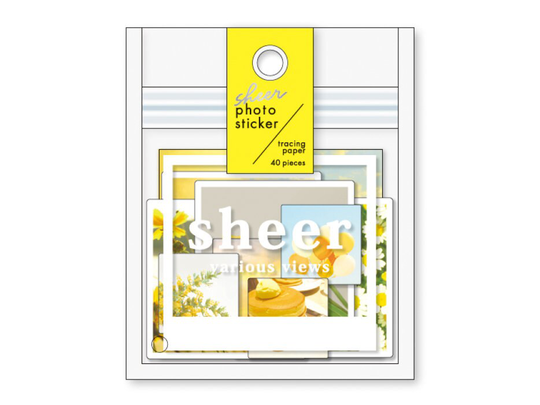 Mindwave | Sheer Photo Sticker Set - Yellow