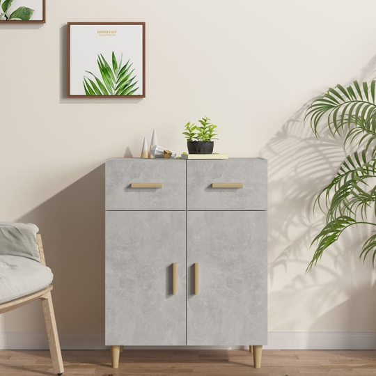 vidaXL Sideboard 27.4"x13.4"x35.4" Engineered Wood