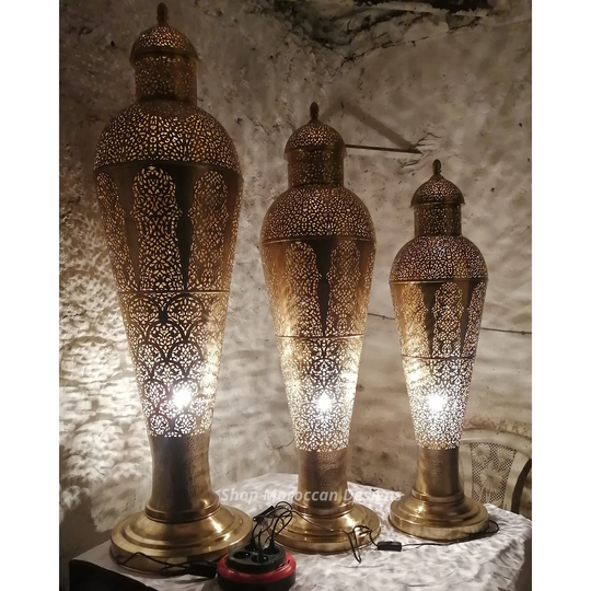 standing Lamp, Floor Table Desk Moroccan Lighting, Bedroom Corner Christmas Gift, Home Decor