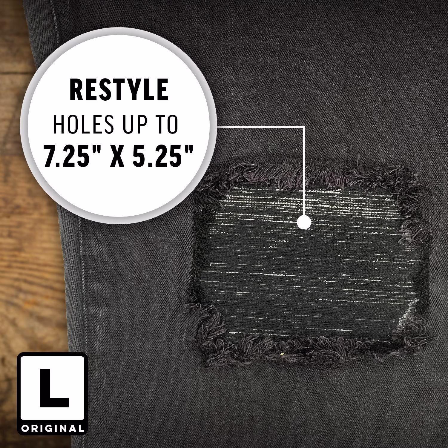 Large Original Tatter Patch Kit - Black