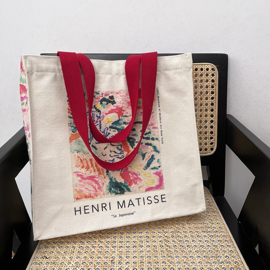 Abstract Tote Bag|Henri Matisse Bag|Vintage Aesthetic Bag|Canvas Bag|Art Bag|Beach Bag|Bridesmaid Bags|Bridal Party Gifts
