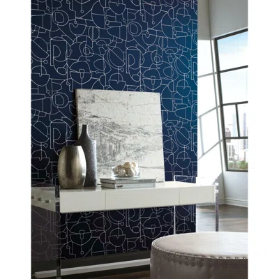 Robotics 20' L x 27" W Peel and Stick Wallpaper Roll