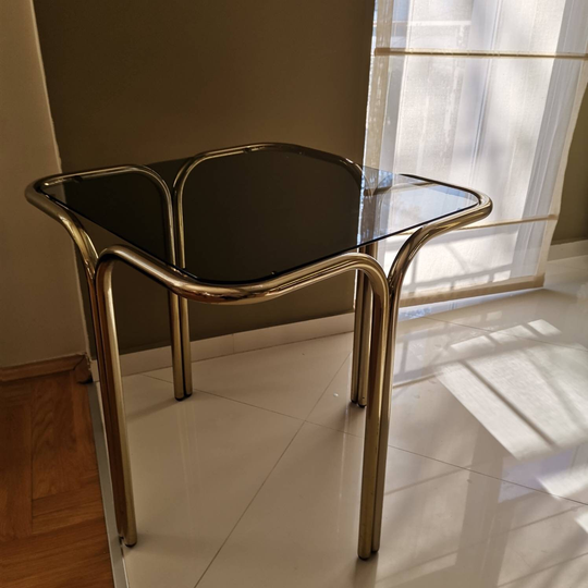 Vintage Metal Nesting Table/Mid Century Coffee Table Caffe Modern Living Room Table/