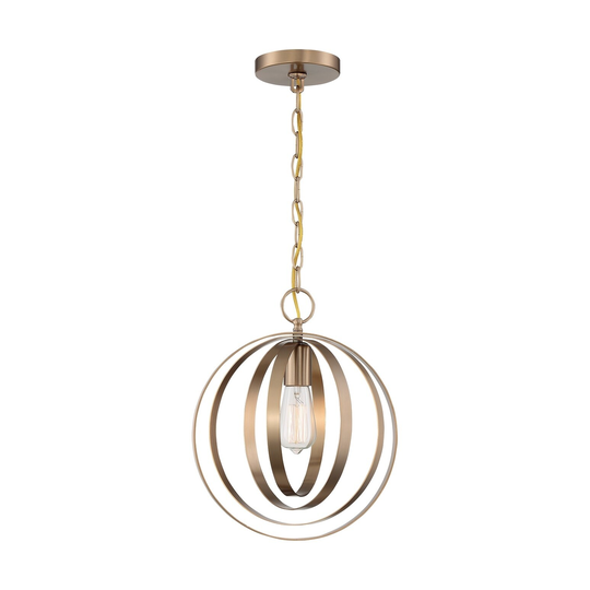 Pendleton 1-Light Pendant Fixture - Burnished Brass Finish - Burnished Brass - Burnished Brass