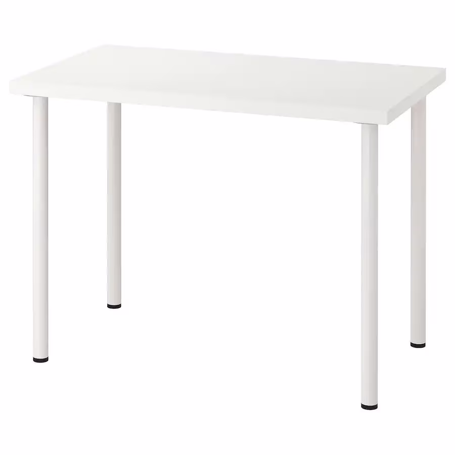 White Table Desk Many Sizes Free Shipping Great For Office Use Craft Or Child Desk