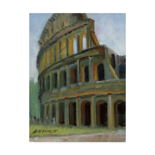 Hall Groat Ii 'Roman Colosseum' Canvas Art - Multi-color