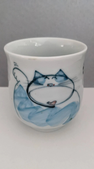 Japanese Cat Tea Cup/ Pencil Holder