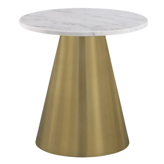 Best Master Furniture Emilio Faux Marble End Table